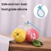 Silicone Cable Ties Reusable Bear Shaped Bag Sealing Zip Tie Multi-Purpose Twist Tie for Food Storage Wire Management