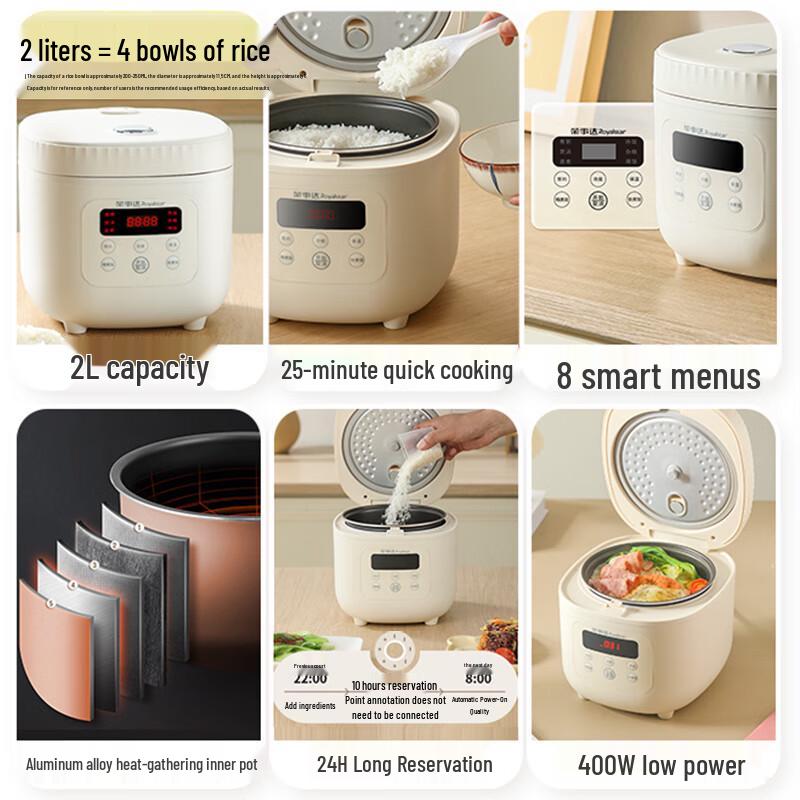 Royalstar 2L Smart Mini Rice Cooker