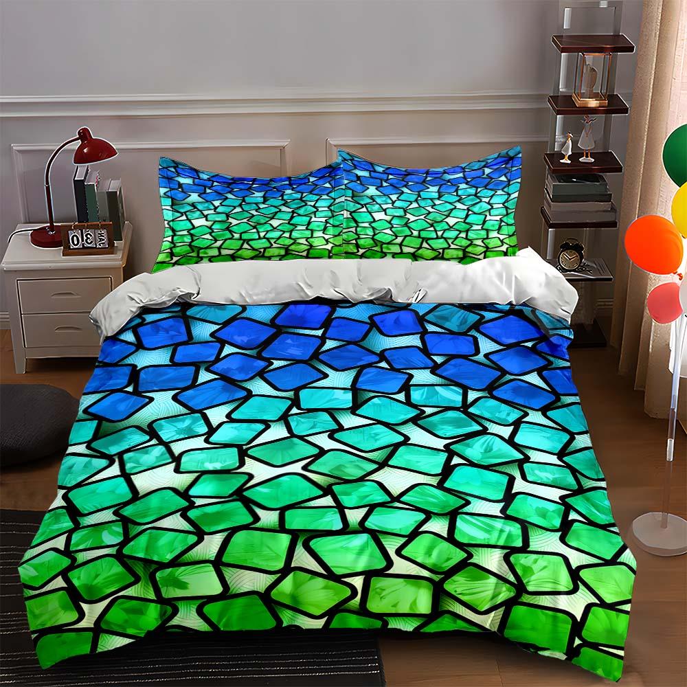 

Abstract, geometric, vibrant. Bedding Duvet cover sets Duvet covers Pillowcases gifts (1 * Duvet Cover 2 * Pillowcases, without duvet insert) 135x200cm