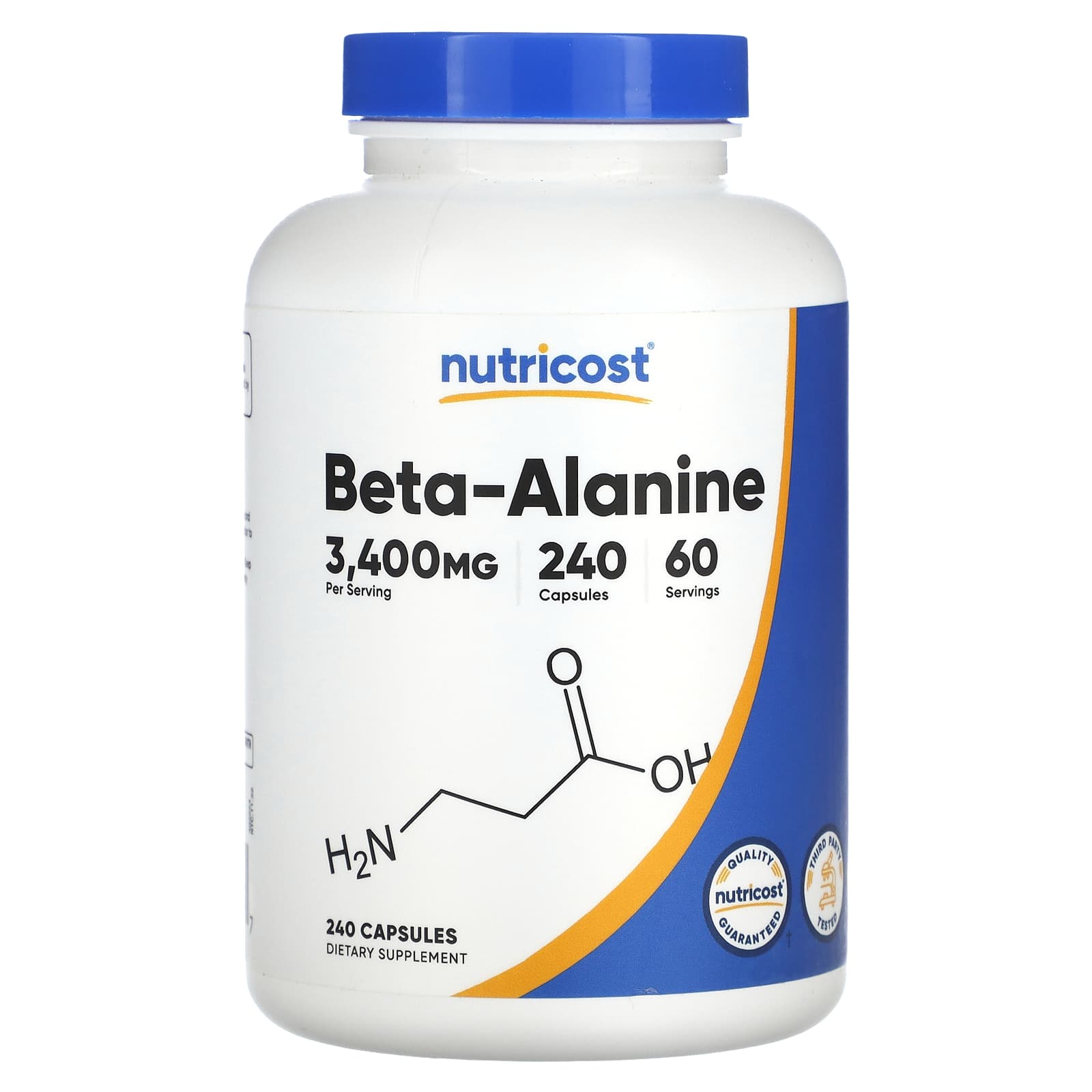 

Beta-Alanine, 240 Capsules (850Mg per Capsule)