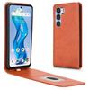 For ZTE Nubia S 5G A403ZT Case with Card Slot Magnetic Vertical Flip Leather Phone Cover