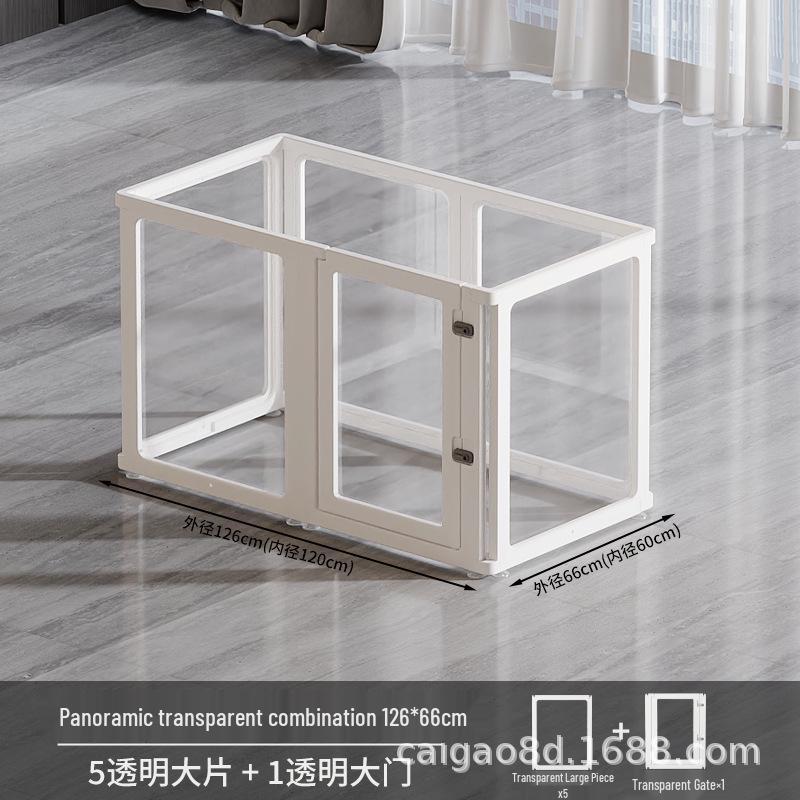 Transparent Acrylic Tall Pet Barrier for Indoor Use - Suitable for Dogs Like Teddy, Bichon, Corgi