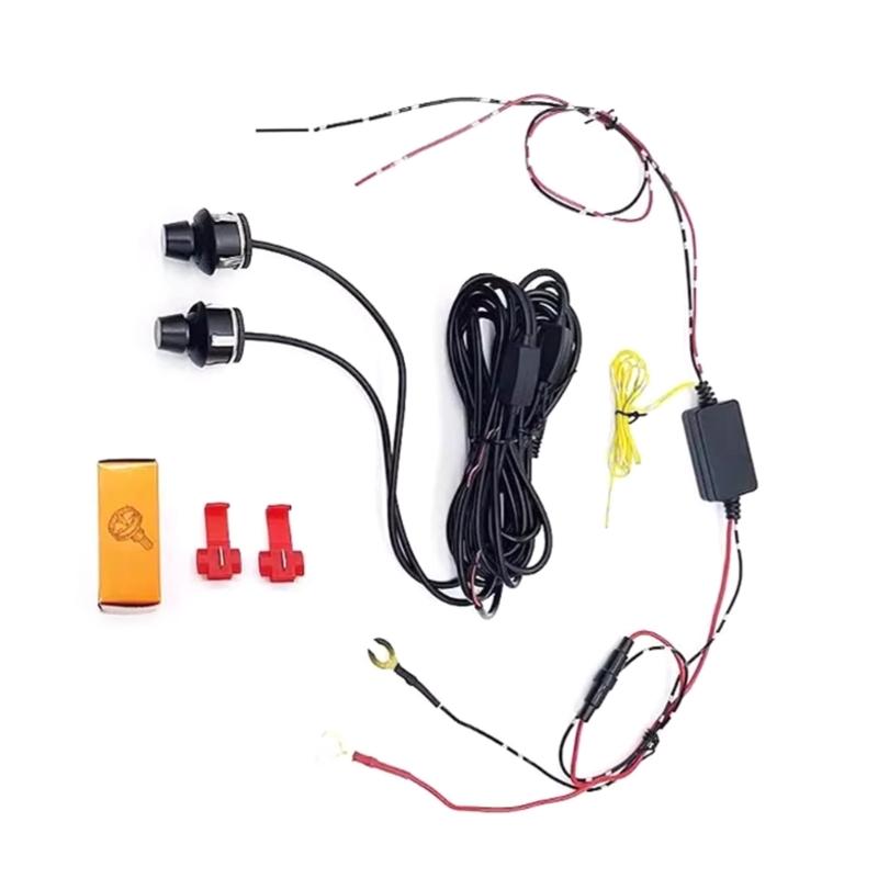 2 Stück LED-Licht Auto Engelsflügel Willkommenslicht Rückspiegelglas Willkommenslicht Engelsflügel Teppich Projektionslampe