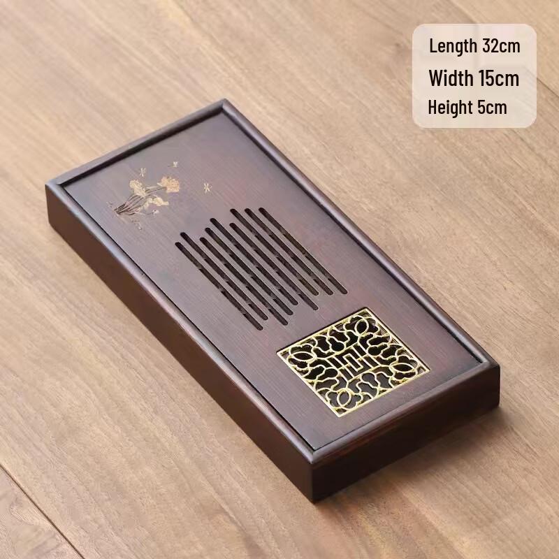 Shuogang Tiangong Modern Lotus Bamboo Tea Tray