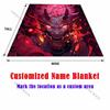 Japanese Ghost Mask Art Blanket Warm Soft Fluffy Kids Adult Luxury Gifts for Sofa Bed Home Outdoor Travel Camping Blanket