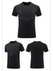 Men's Quick-Dry Sports Hiking Tee: Sweat-Wicking, Crew Neck, Short Sleeve, Digital Print Fitness Top