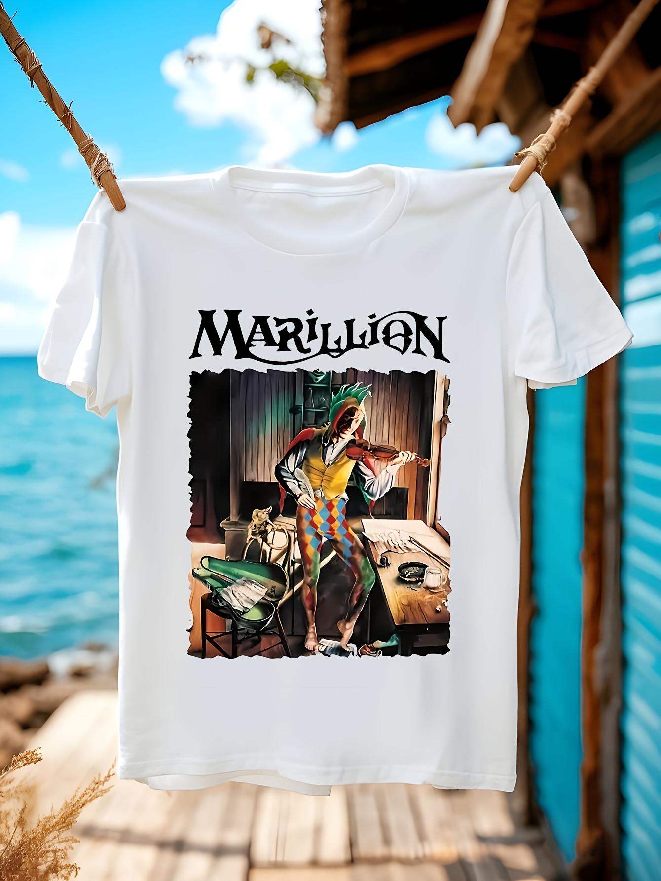 Marillion Band Graphic Tshirt Graphic Tshirt - White Tee ... S