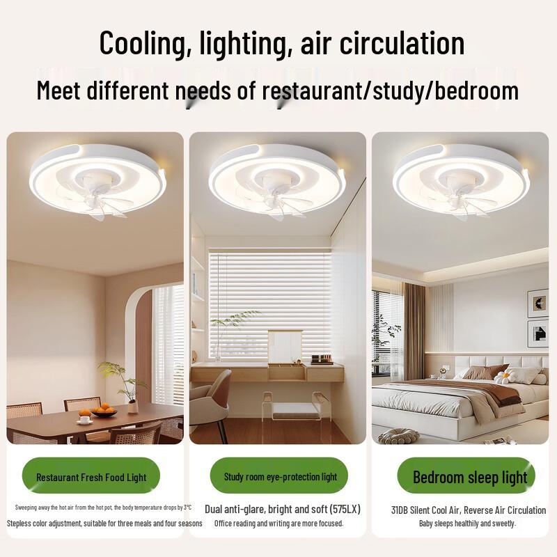 oeny Full Spectrum Bedroom Fan Light