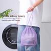 Portable Transparent Mesh Makeup Bag & Travel Toiletry Organizer