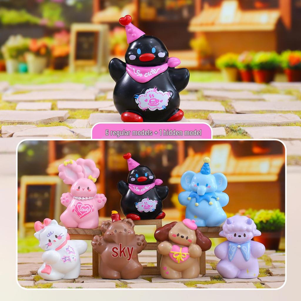 Roly-Poly Tang Dynasty Blind Box: Ancient Style Ornaments & Desktop Toys