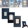 Portable Window Frame Props Fresh Perspective Novel Scenery Window View Props Plastic Handheld Pane Pic Props Anniversary
