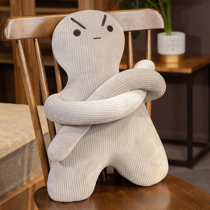 

Творческий милый гуманоидный декоративный диван-подушка для куклы-бойфренда, плюшевая игрушка для сна, подарок на день рождения для девочек, офиса, общежития, лекции, подушки 55cm