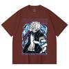 230 g/m² 100% Baumwolle My Hero Academia V11 Dabi Druck Unisex Schweres Baumwoll-T-Shirt