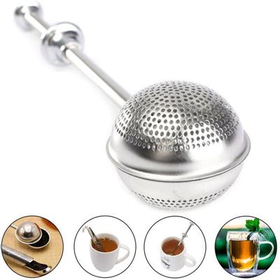 Flour Duster Food Grade Retractable Stainless Steel One-handed Operation Flour Sifter for Baking