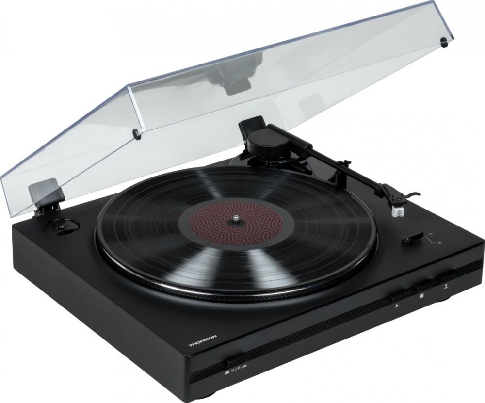 Gramofon w pełni automatyczny Thomson TT350 + wkładka Audio-Technica AT3600L, Thomson