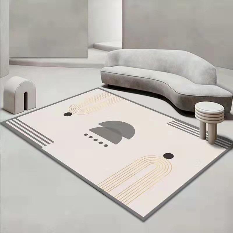 Nordic Style Simple Modern Art Carpet Living Room Sofa Bedroom Bedside Study Kitchen Entrance Door Rug Non-slip Home Decor Mat