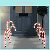Christmas Led Candy Cane Lantern Outdoor Garden Pathway Decor For Holiday Lighting