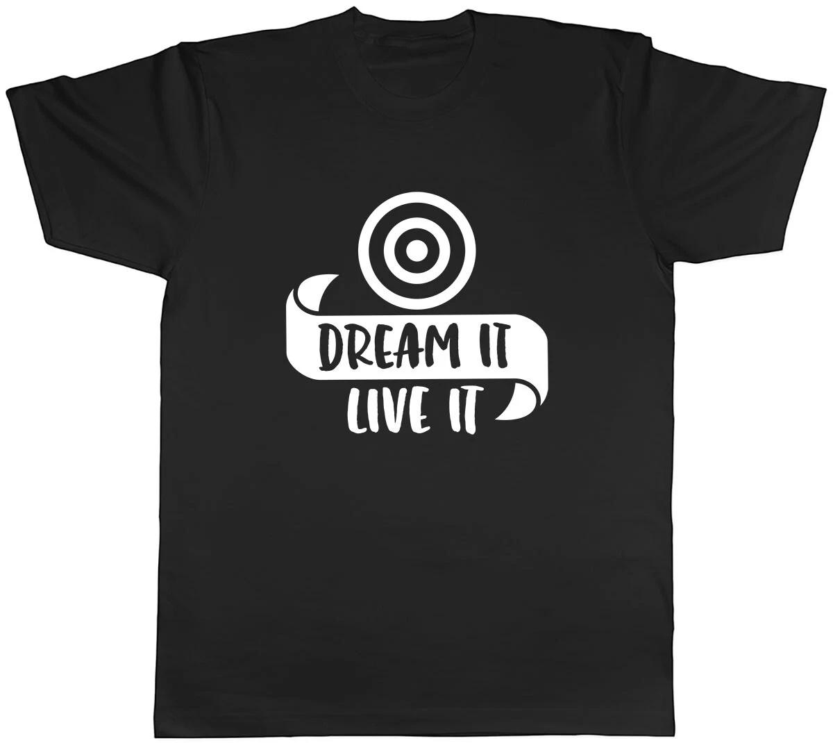 Dream It Live It - Archery Mens Unisex T-Shirt Tee XXXL