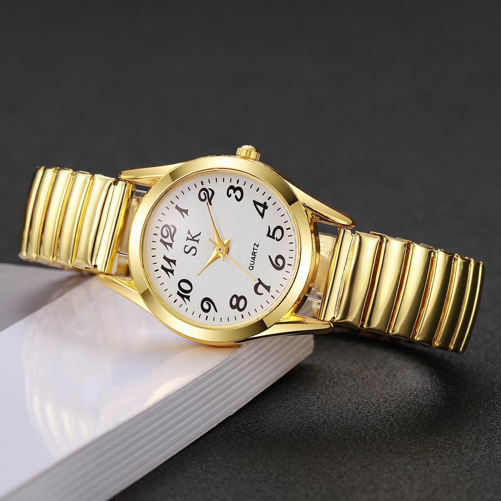 Mode Kleine Zifferblatt Damen Quarz Uhr Luxus Elastisches Armband Damenuhren Reloj Mujer