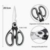 Kitchen Scissors Shears Chicken Bone Scissors Multi Purpose Non Slip Sharp Stainless Steel Kitchen Aid BBQ Barbecue Scissors