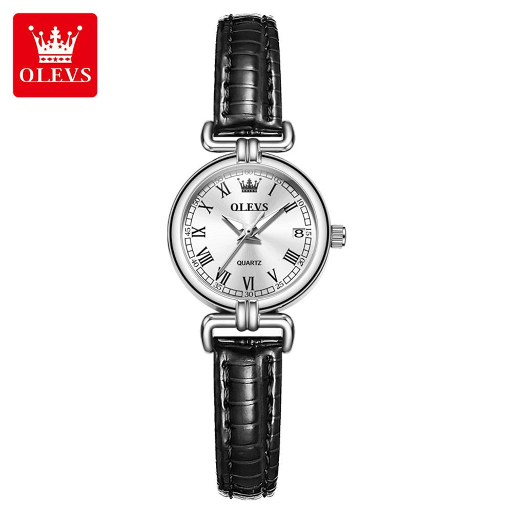 OLEVS brand watch retro belt small gold watch waterproof quartz watch women's watch 5645