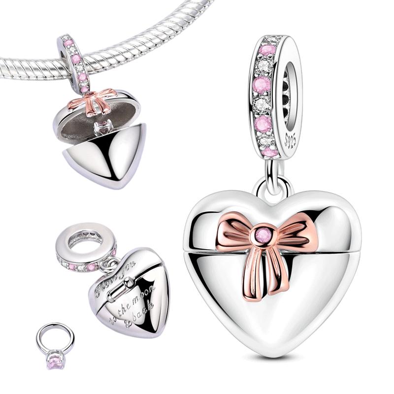 Matryoshka Doll Copper Can Be Opened And Closed Charms Pendant Fit Bracelet Jewelry Women Making Diy Gift Accessory