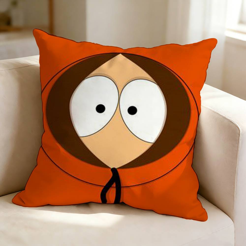 Stopmotion animation SSouth PPark Pillow Case Square DoubleSided Sofa Cushion Cover Bedroom Bedside Pillow