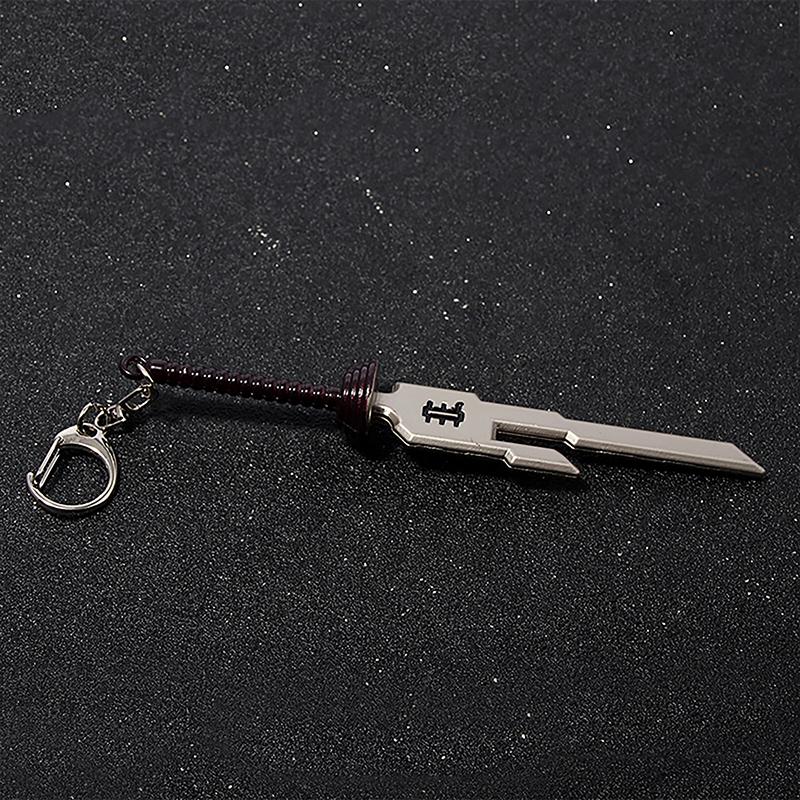 Japanese Anime Mini Alloy Weapon Model Keychains Cosplay Sword Pendant Key Ring Katana Backpack Keychain For Men Jewelry Gifts