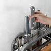 1 Stück Messerhalter aus Edelstahl, Aufbewahrung für Messer, Geschirr, Küchenutensilien für Zuhause, Arbeitsplatte, Schneidebrett