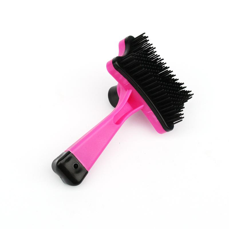 

T Pet Self-Cleaning Pet Comb: Dog & Cat Hair Removal Brush with Massage 12.5*7.5