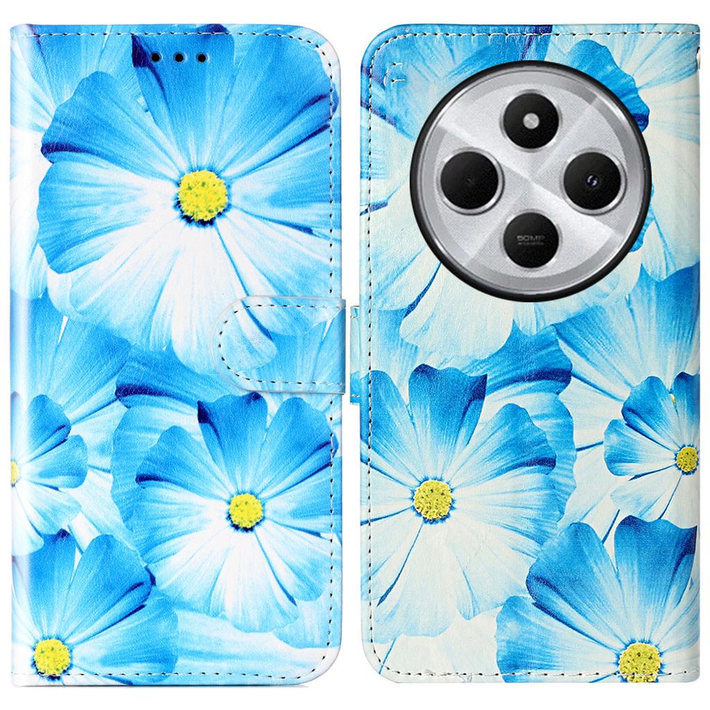 For Xiaomi Poco C75 4G/Redmi 14R 5G/14C 4G Case Pattern PU Leather Flip Phone Cover