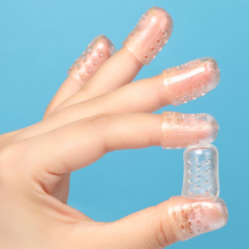 10Pcs Pain Relief Silicone Toe Protectors Breathable Toe Covers for Ingrown Toenails/Corns/Blisters