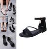 Elegant Women's Summer Sandals With Peep-toe And Low Heel For Stylish Comfort