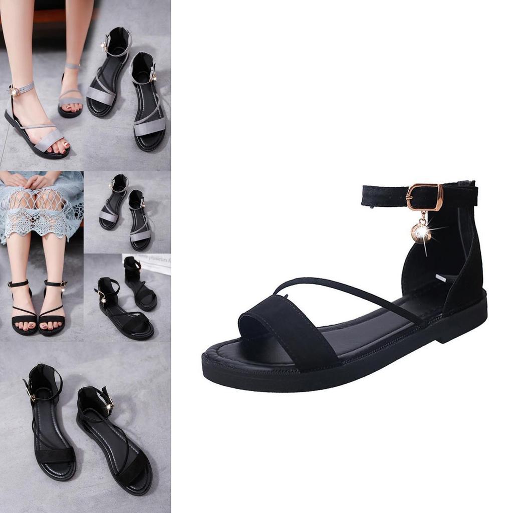 Elegant Women's Summer Sandals With Peep-toe And Low Heel For Stylish Comfort