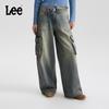 Lee Women's Low-Rise Vintage Light Blue Wide-Leg Jeans