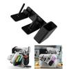 Modern Minimalist Plastic Wall Mount Cup Organizer For Kitchen And Office Use
