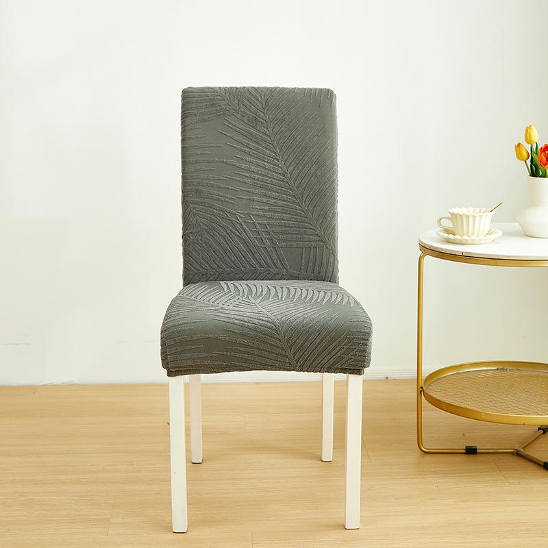 

Однотонный новый всеобъемлющий эластичный чехол для стула, водонепроницаемый жаккардовый чехол для стула, чехол для обеденного стула 25*25*2cm