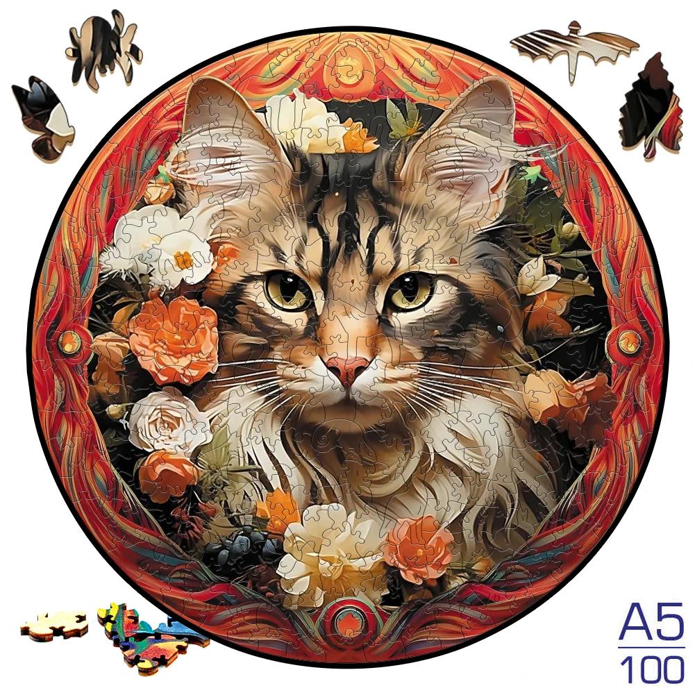 Non-Toxic Koala Animal Jigsaw Puzzles For Adult Or Kids3D Wooden Puzzle Boutique Gift Box Packaging Children Christmas Gifts