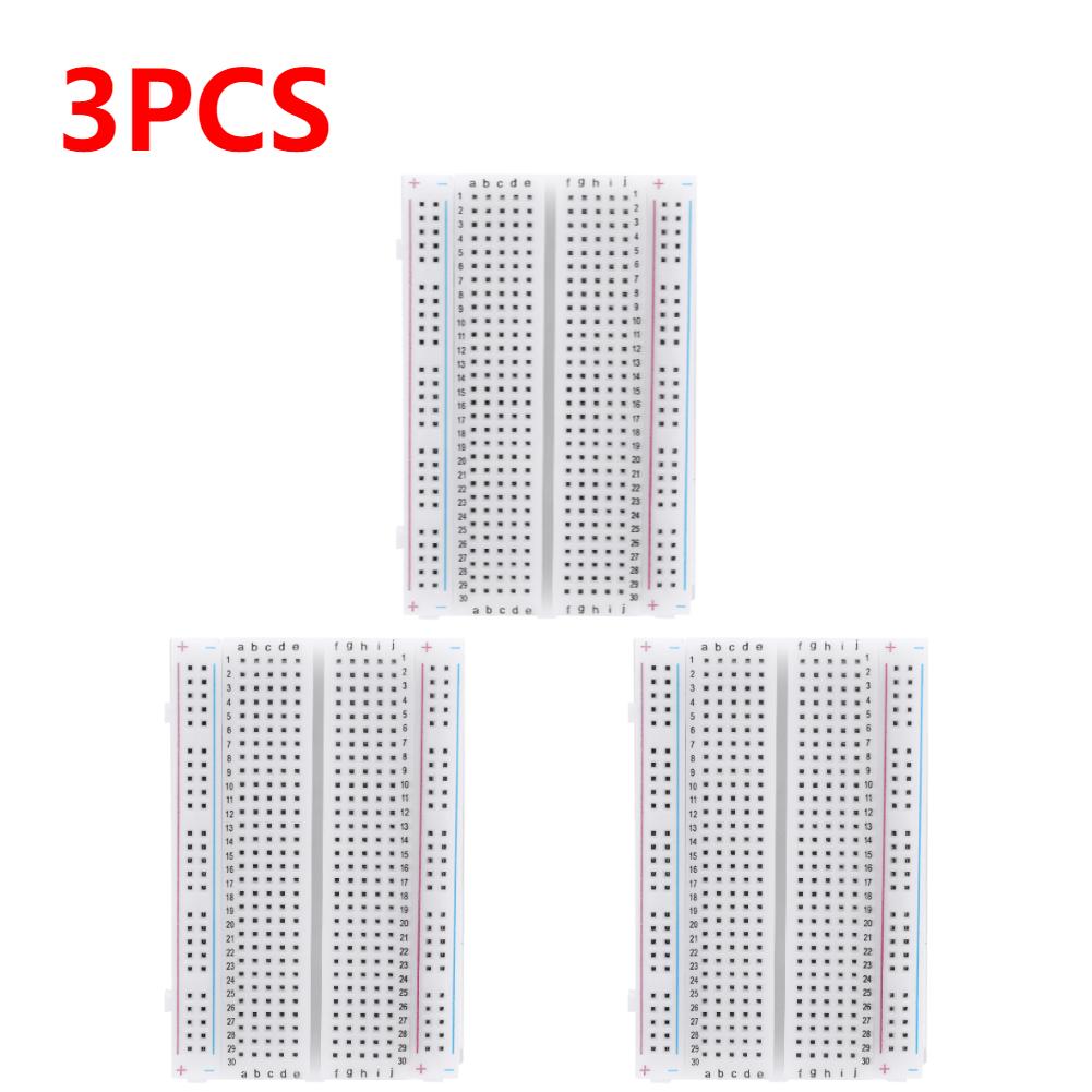 1-10pcs 400 Tie Points Solderless PCB Breadboard Spliceable Mini Universal Test Protoboard for Experiment Test Robot