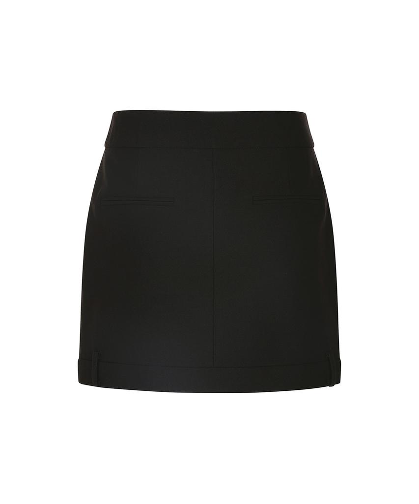 Yusentig H-Line Mini Skirt Black Oe3As11310