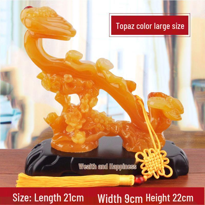 Ruyi Ping'an Vase - Living Room Ornament, Bookcase & TV Cabinet Display, Home Decoration Craft Gift