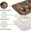 VIKAMA Cartoon Carpet Three Little Dwarfs Floor Mat Doormat Welcome Mat Soft Rug For Bedroom Carpet For Live Room Bathroom Mat