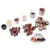 206pcs Rotary Tool Accessory Kit Sanding Bands Power Drill Multi Polishing Tool