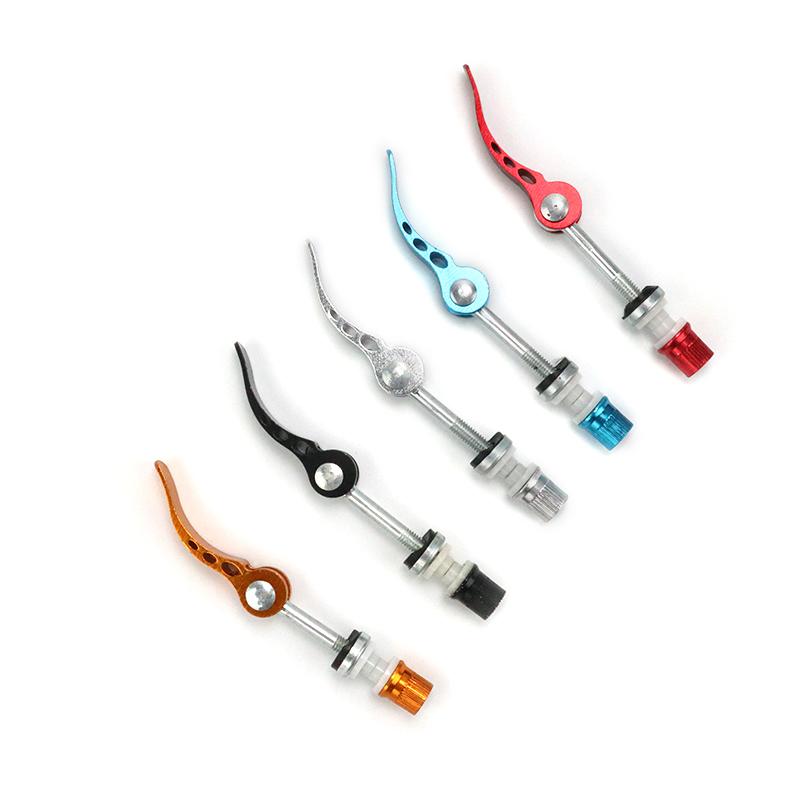 Mountain Bikes Tool MTB Bicycle Seat Tube Clamp Screw Quick Release Lever Cycling Seat Tube Road Bike Quick Release Universal
