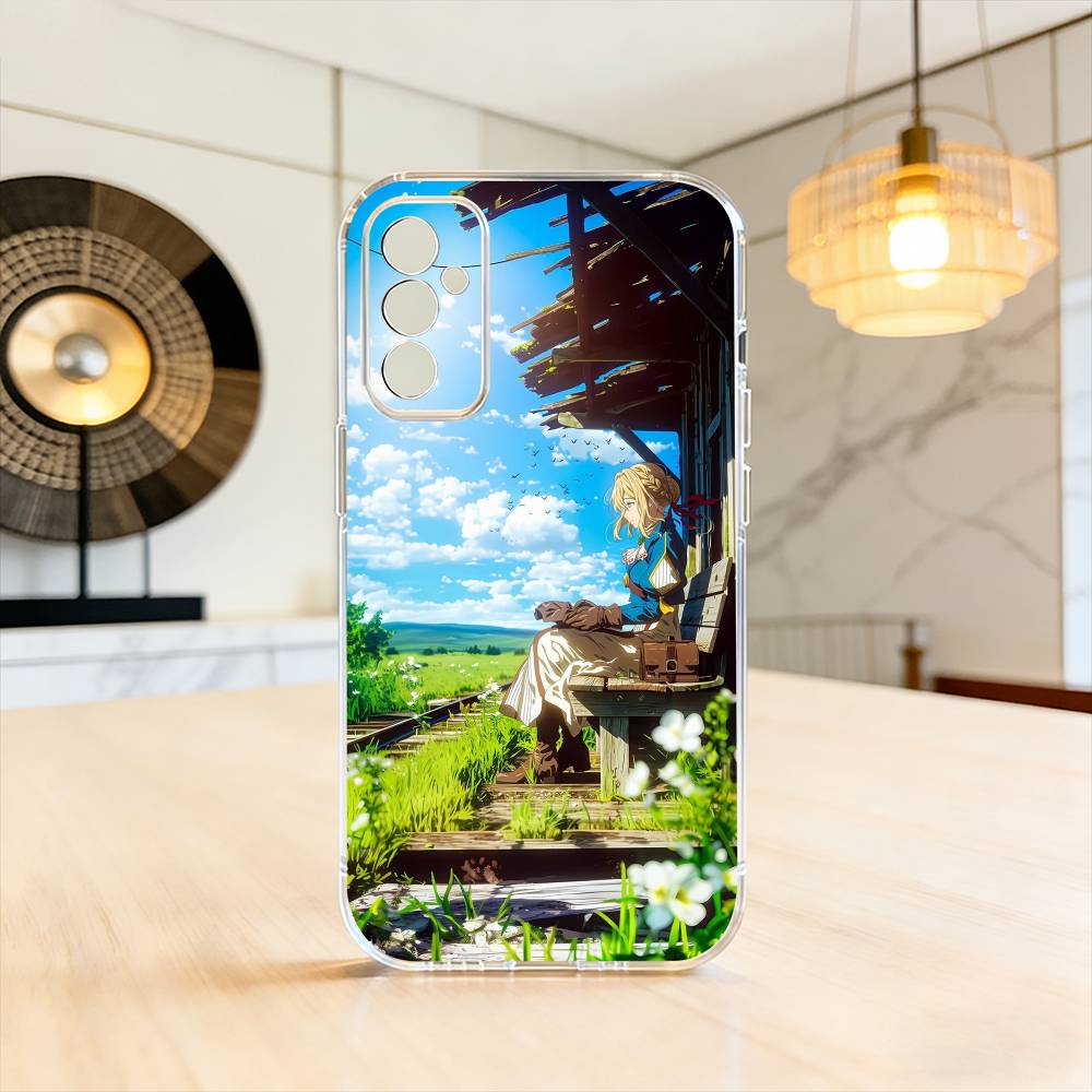V-Violet Evergarden N-Novel Phone Case Transparent Silicone Soft For SamsungA10,12,20,21S,30,31,40,50,51,52,70,71