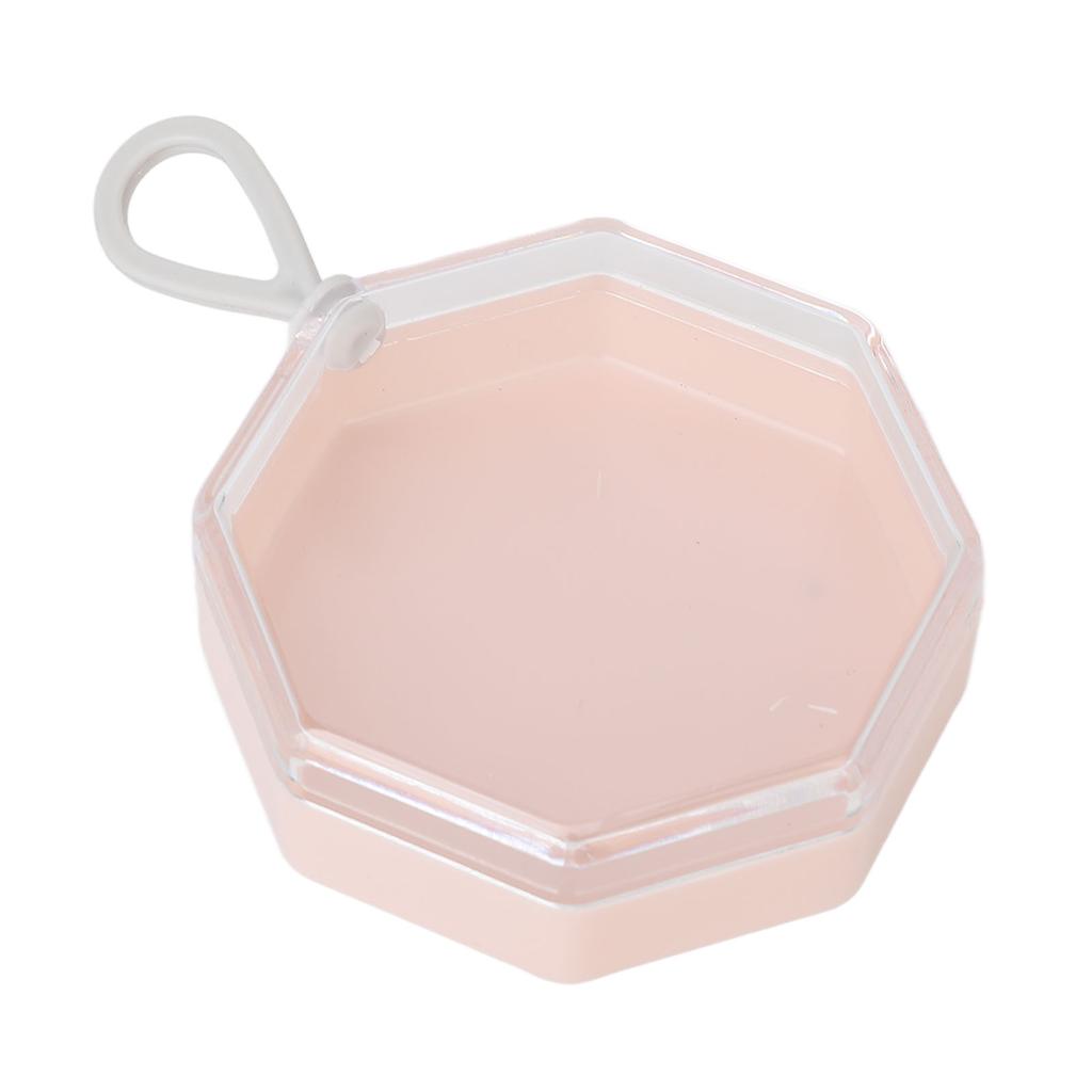 5Pcs Powder Puff Storage Box Case Portable Organizer Container Transparent Plastic