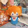 15cm NEON GENESIS EVANGELION Kawaii Figure EVA Plush Doll Rei Ayanami Asuka Anime Peripheral Bag Pendant Collection Model Toys