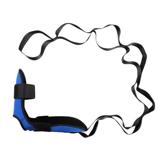 Yoga Stretching Strap with Loop Detachable Foot Adjustable Foot Calf Stretcher Band Home