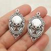 10PCS Cameo Style Bat Pendant Charm Enamel Coating Gothic Pendant Charm  Halloween Costume
