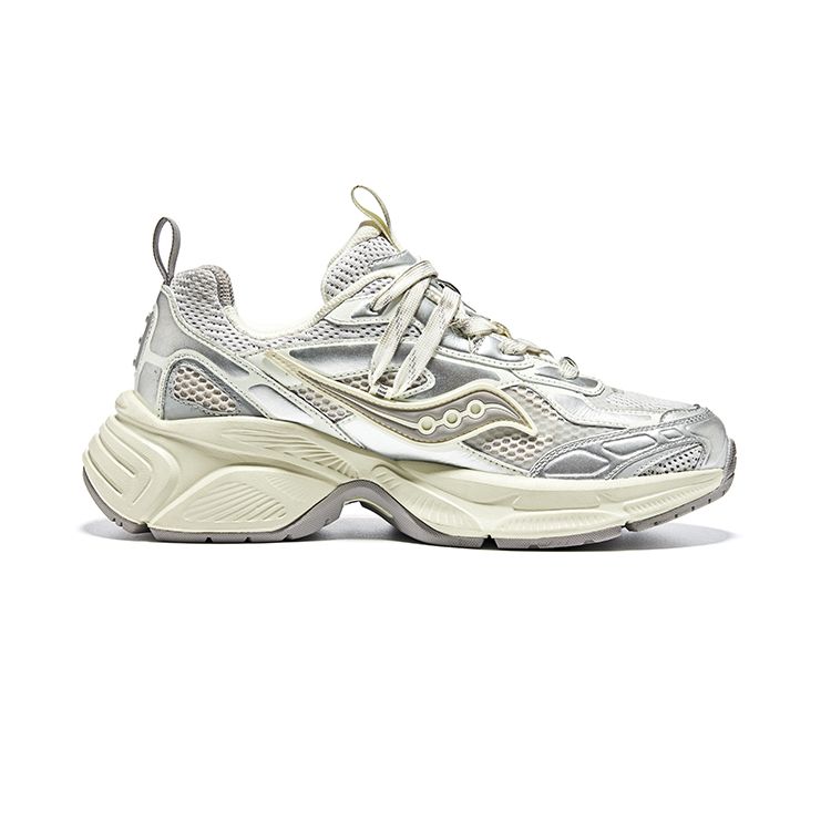 Saucony 2K Cavalry Vintage Distressed Non-Slip Breathable Low-Top Casual Training Urban Commuting Running Shoes Unisex sneaker Silver Gray S79053-3